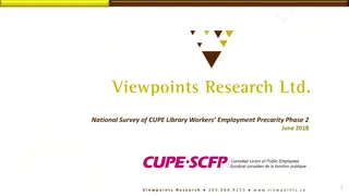 Understanding Employment Precarity Among Canadian Library Workers