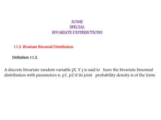Bivariate Distributions: Binomial, Poisson, Normal - Definitions and Examples