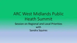 Exploring Regional and Local Health Priorities in West Midlands Summit Session