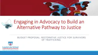 Restorative Justice Proposal for Trafficking Survivors Advocacy
