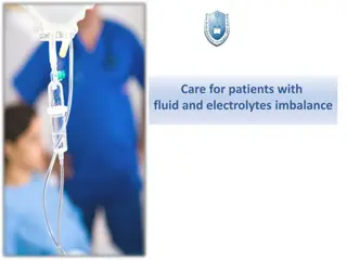 Managing Fluid and Electrolyte Imbalance in Patients