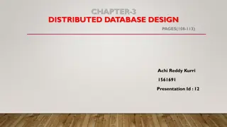 Distributed Database Design: Partitioning Algorithm Explained