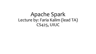 Apache Spark Lecture by Faria Kalim: Revolutionizing Big Data Analytics