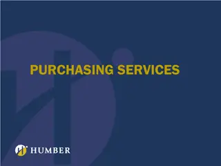 Humber College Purchasing Services Overview