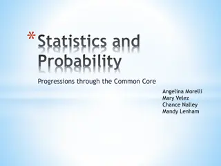 Progressions in Statistics and Probability Education