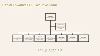 Meet the Executive Team at Daniel Thwaites PLC - Key Members and Roles