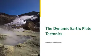 Unraveling Earth's Secrets: Plate Tectonics and Geological Dynamics