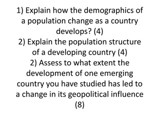 Understanding Demographic Changes in Developing Countries