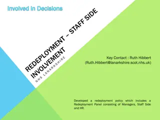 Redeployment Policy and Panel for Organisational Change at NHS Lanarkshire