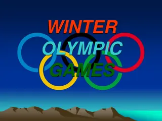 Winter Olympic Games: History, Beginnings, and Present