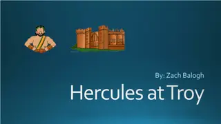 Greek Mythology Tale: Hercules, Poseidon, Apollo, and King Laomedon at Troy