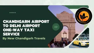 Chandigarh Airport to Delhi Airport One-Way Taxi Service by new chandigarh travels