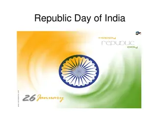 Celebrating Republic Day of India - History, Significance & Celebrations
