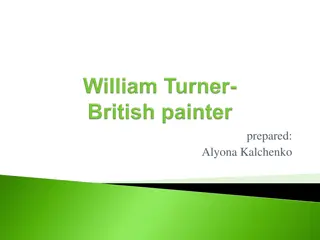 Beautiful Artworks by William Turner and Alyona Kalchenko