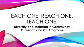Discussing Diversity and Inclusion in Community Outreach Programs