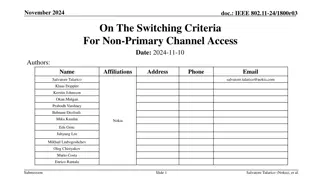 IEEE 802.11-24: Criteria for Non-Primary Channel Access