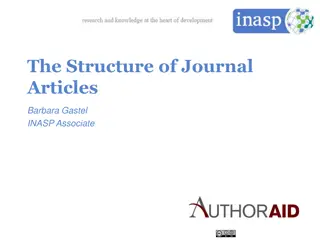 Unlocking the Structure of Journal Articles: A Comprehensive Guide