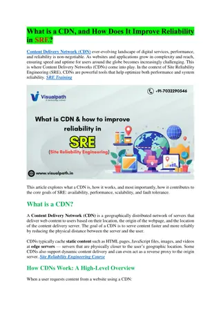 The Best SRE Online Training Institute in Hyderabad - SRE Course