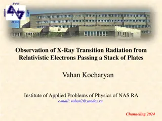 Experimental Study of X-Ray Transition Radiation from Relativistic Electrons