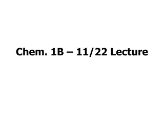 Transition Metals and Redox Reactions: Exam 3 Review and Lecture Announcements