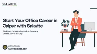 Start Your Office Career in Jaipur with Salarite