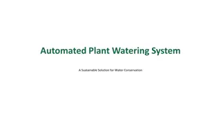 Sustainable Plant Watering System for Conservation Efforts