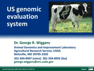 US Genomic Evaluation System and Industry Collaboration
