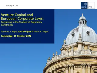 Understanding the Interplay Between VC Markets and Corporate Laws