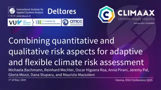 Combining Quantitative and Qualitative Approaches for Climate Risk Assessment