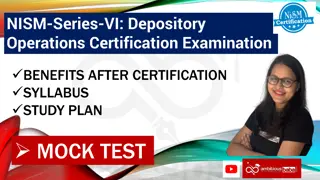 Depository Operations Certification Examination: Benefits, Syllabus, Study Plan