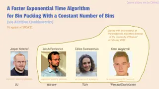 Faster Exponential Time Algorithm for Bin Packing