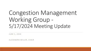 Update: Congestion Management Working Group Meeting