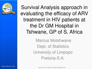 Analyzing Efficacy of ARV Treatment in HIV Patients Using Survival Analysis Approach in Dr. GM Hospital