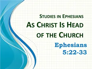 Understanding the Role of Husbands and Wives in Light of Ephesians 5:22-33