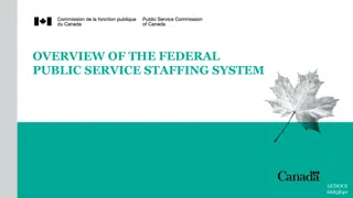 Federal Public Service Staffing System Overview
