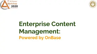 Empower Your Enterprise Content Management with OnBase Solutions