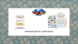 Integration of Languages in Grades 9th to 10th English Arabic Foreign Language Program