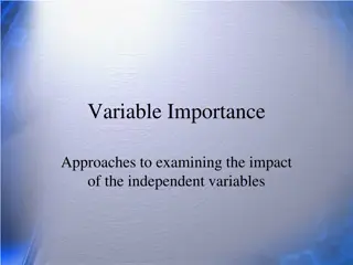 Understanding Approaches to Variable Importance in Regression Analysis
