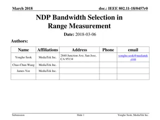 IEEE 802.11-18/0457r0 Bandwidth Selection in Range Measurement