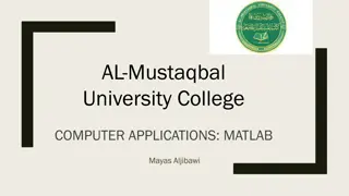 University College Computer Applications Lectures