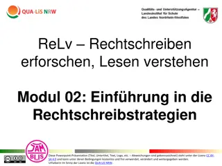 Understanding Rechtschreibstrategien: Introduction to Effective Spelling Methods