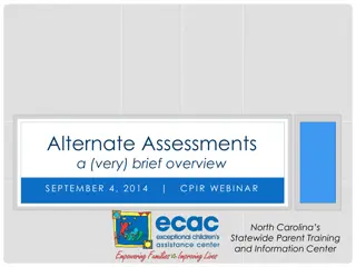Understanding Alternate Assessments for Students with Disabilities