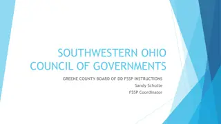 Southwestern Ohio Council of Governments FSS Program Services in Greene County