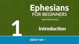 Exploring Paul's Journey Through Ephesians and Beyond