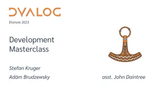 Session Development Masterclass 2023 with Stefan Kruger and John Daintree
