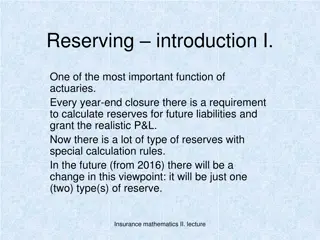 Actuarial Reserving Strategies: Understanding Unearned Premium Reserves