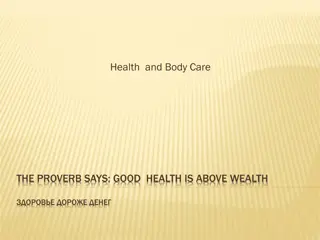 Practicing English Sounds and Common Health Problems