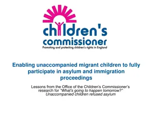 Enabling Unaccompanied Migrant Children to Fully Participate in Asylum Proceedings