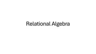 Understanding Relational Algebra in Database Management Systems