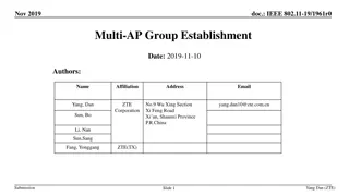 Establishing Multi-AP Groups for Enhanced Wireless Connectivity